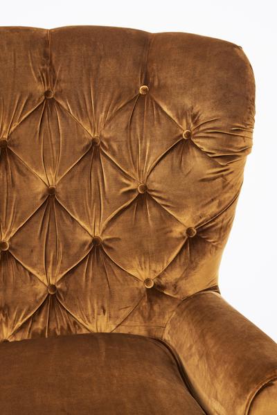 Jethro Buttoned Wing Chair