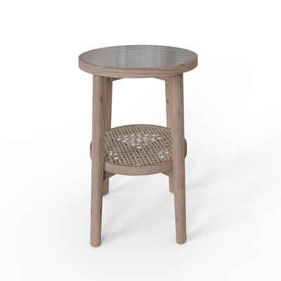 Hugo Rattan Lamp Table