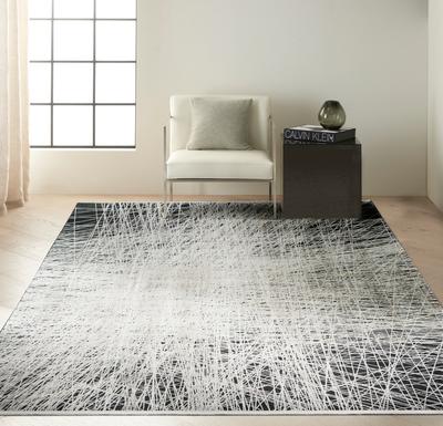 Calvin Klein Balian CK56 Black Silver Rug