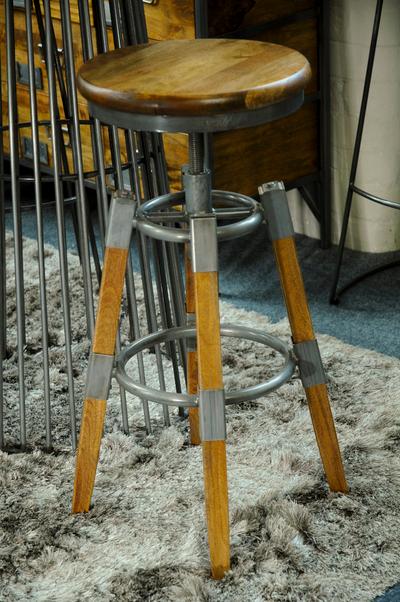 Reclaimed Swivel Stool