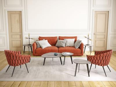 Astra Coffee Table Galet Argile
