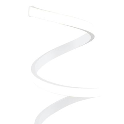 Solaris White Spiral Table Lamp