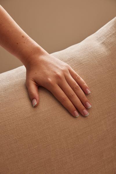 Girona Combi Sofa LHF Digby Beige with Free Footstool