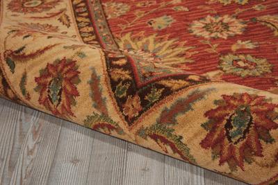 Living Treasures Rug LI05 Rust