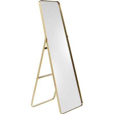 Curved Arch Gold Floor Mirror