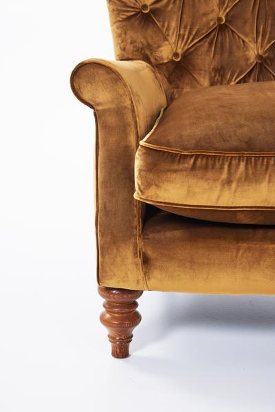 Jethro Buttoned Wing Chair