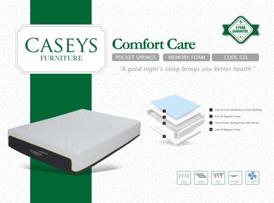 Caseys Comfort Care Mattress & Divan 4ft 6