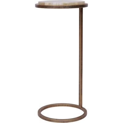 Iota Accent Table Green Onyx