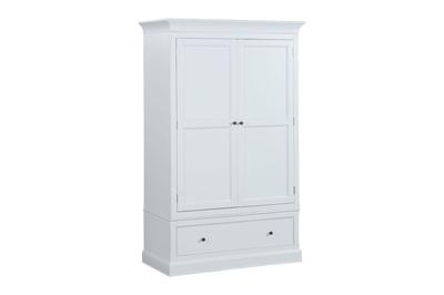 Pietra 2 Door Wardrobe Antique White