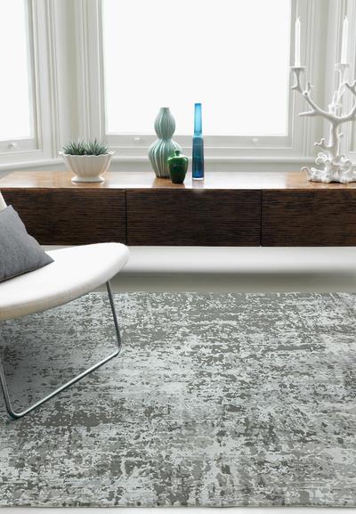 Olympia Rug OL07 Silver Grey Abstract