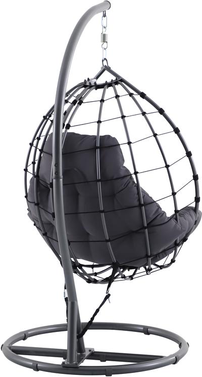 Shelton Garden Hanging Chair Anthracite