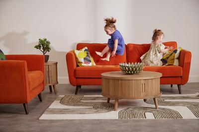 Ivy large Sofa Clara Paprika