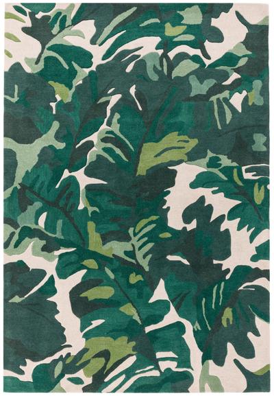 Matrix Rug Palm Green