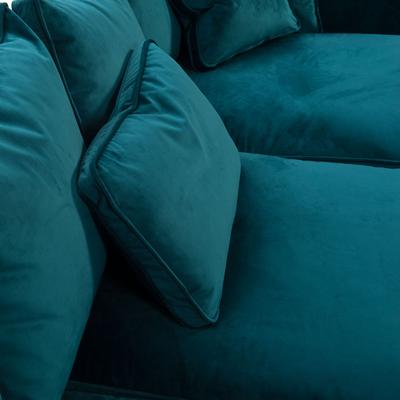Prescott RHF Corner Sofa Lumino Teal - RHF