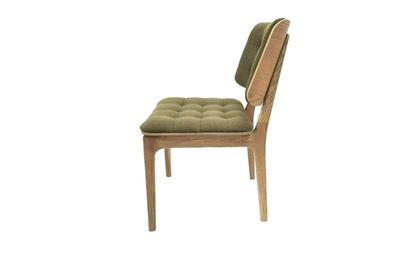 Boden Hunter Green Dining Chair Bianco Oil Legs