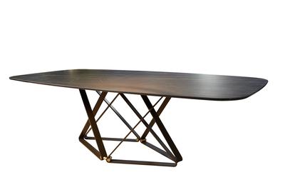 Bontempi Delta 250cm Barrel Top Dining Table