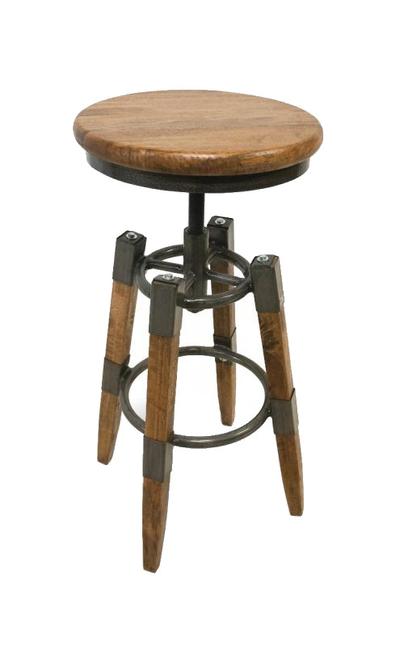 Reclaimed Swivel Stool