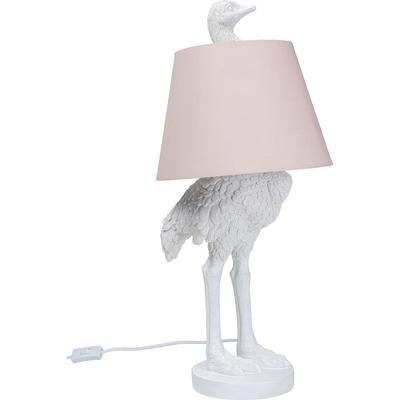 White Ostrich Table Lamp