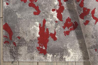 Twilight TWI21 Grey Red Rug