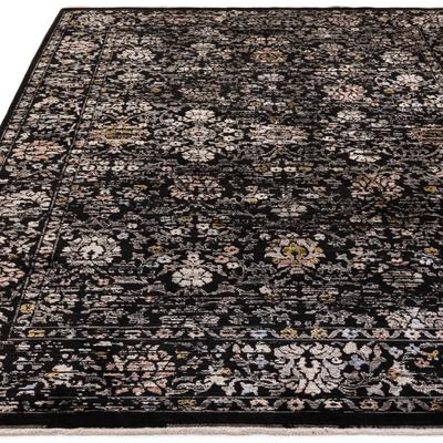 Sovereign Rug Black Vintage Floral