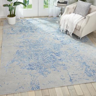 Silk Shadows SHA18 Grey Blue Rug