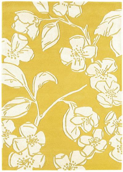 Matrix Rug Devore Yellow