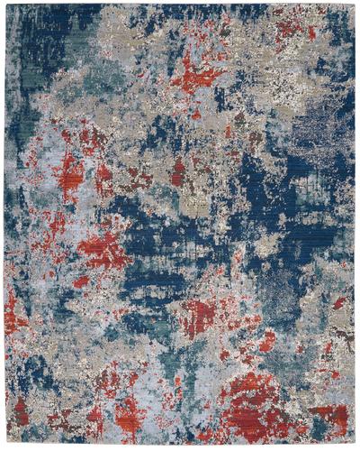 Artworks ATW01 Navy Brick Rug