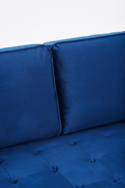 Vance 3 Seater Sofa Royal Blue