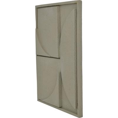 Set of 2 Geometric 3D Wall Art Panels