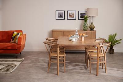 Hugo Wishbone Chair with Dark Legs