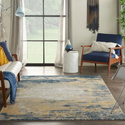 Twilight TWI22 Navy Gold Rug