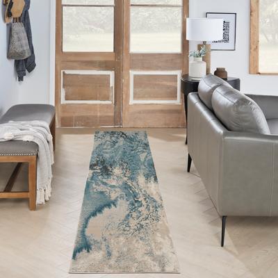 Maxell MAE08 Ivory Teal Rug