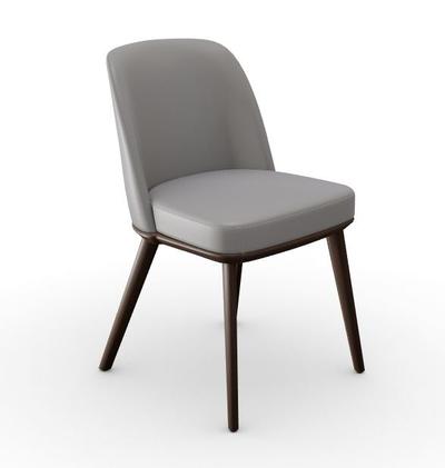 Calligaris Foyer Taupe Leather Chair