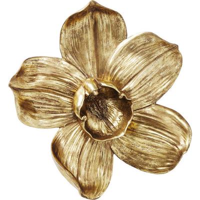 Gold Orchid Wall Decoration
