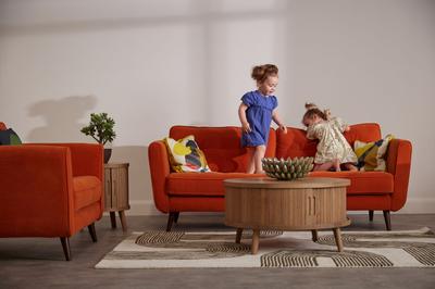 Ivy large Sofa Clara Paprika