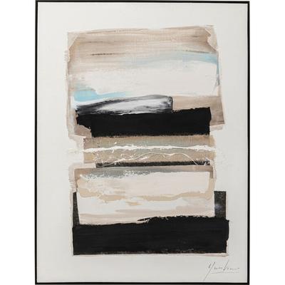 Lontano Beige Framed Picture
