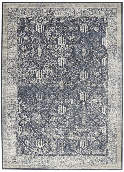 Malta Rug MAI12 Navy Ivory