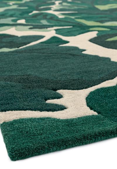 Matrix Rug Palm Green