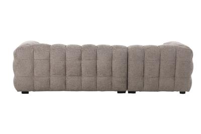 Alba Chaise Sofa RHF Fine Beige Glam