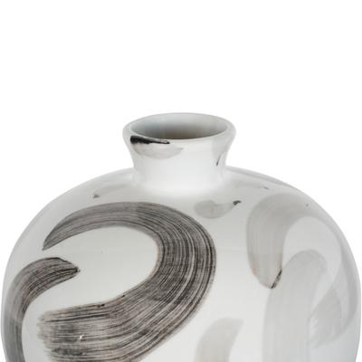 Monochrome Brush Vase