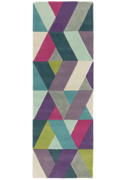 Funk Rug Chevron Blue Green