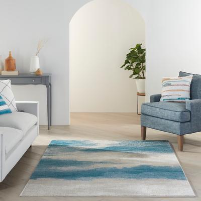 Maxell MAE06 Ivory Teal Rug