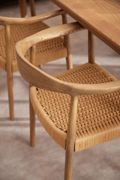Hugo Chair with Natural Weave Rope