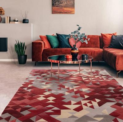 Enigma Rug Red Multi