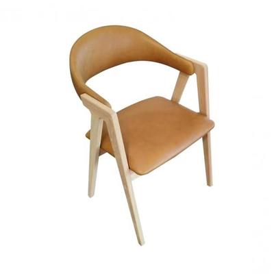 Lexine Dining Chair Tan Leather