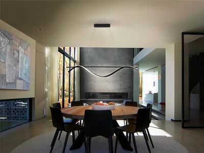 Boa Lamp Black