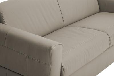 Visconti Leather Sofa Bed - Dark Grey