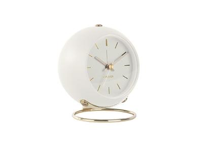 Globe Alarm Clock - White