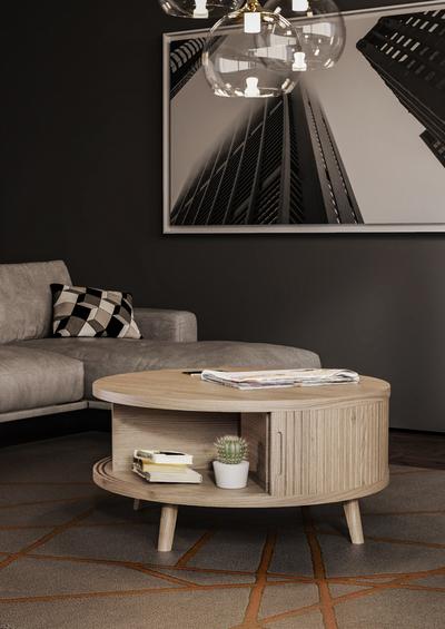 Hugo square coffee shop table
