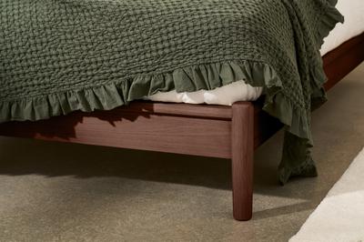 Malmo Natural Walnut Bed Frame